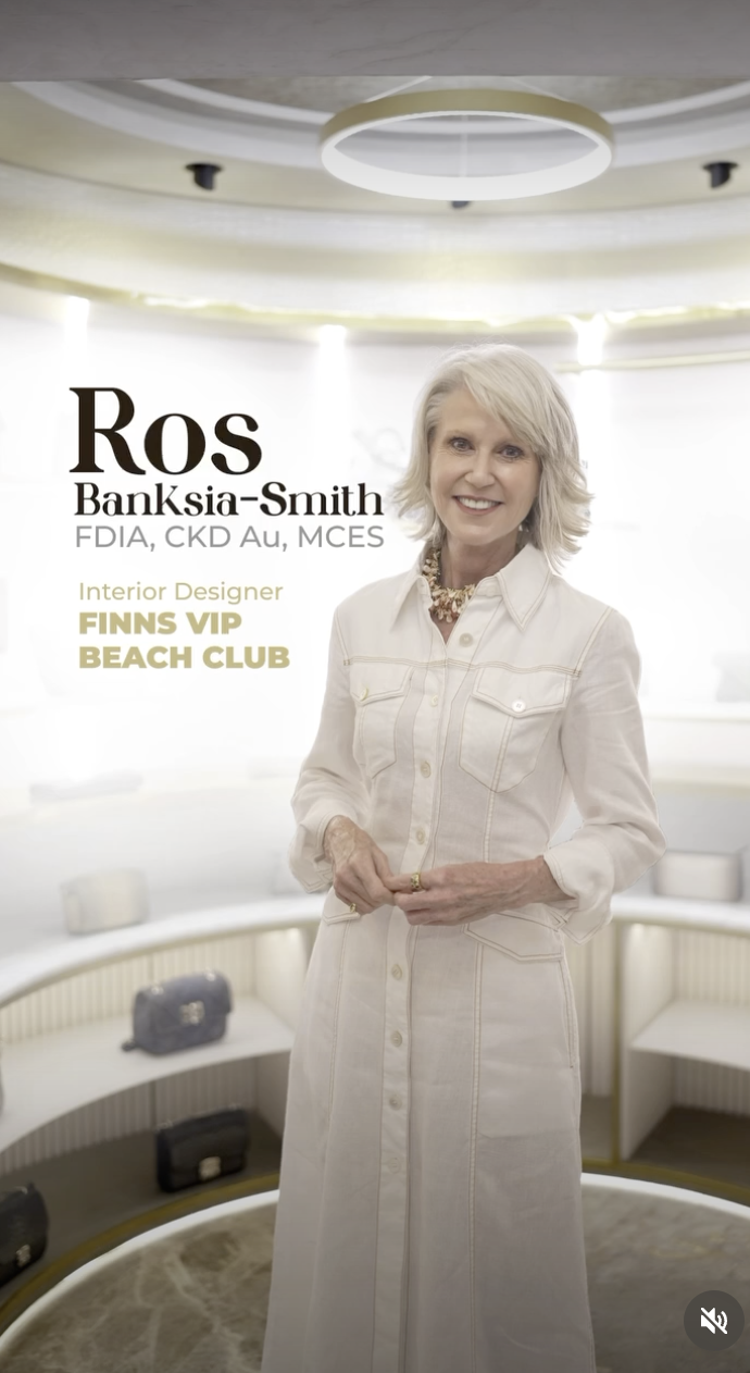 Ros Banksia-Smith, Interior Designer, FINNS VIP Beach Club